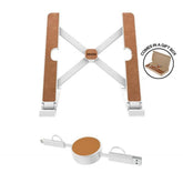 BRELA - @memorii Set of Recycled Laptop Stand and retractable cable - White