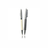 Metal and Leather Pen