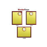 Wooden Plaques with Clock