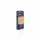 15W Square Bamboo Magsafe Wireless Charger