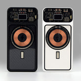 TRANSPARENT MAGNETIC WIRELESS LIGHT-UP LOGO POWERBANK FAST CHARGER