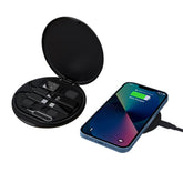 OSLO - @memorii Recycled 15W Wireless Charger Multi - Cable Set - Black
