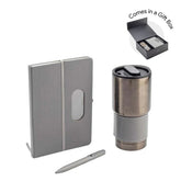 Executive 3-Piece Gunmetal Collection – Slate Grey & Matte Chrome