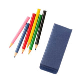 Executive 6-Piece Creative Pencil Suite – Upcycled Denim Edition