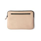 Minimalist Nubuck Laptop Sleeve – 15” Water-Repellent Edition (Beige)