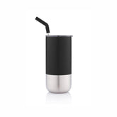 CHANGE Collection Insulated Tumbler with Reusable Straw - Black
