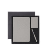 TESSIN - CHANGE ZERO Sustainable Gift Set with Refillable Notebook, Pen & Cardholder - Grey