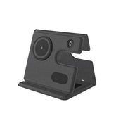 PLANA - CHANGE ZERO Recycled 3-in-1 Wireless Charger Station - Black