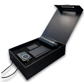 Premium 4-Piece Executive Travel & Tech Gift Set – Black Edition