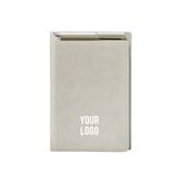 Executive Leather Organizer with Magnetic Pen Holder (Gray)