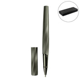 Executive Swirl-Pattern Rollerball Pen with Luxury PU Leather Gift Box
