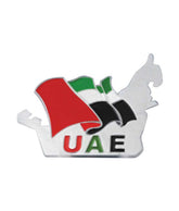 UAE Map Shape Flag Badges