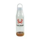 PET Bottles with Cork Base, Twist-off Lid, Handle, 720ml