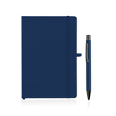 BORNA - Giftology A5 Hard Cover Notebook and Pen Set - Navy