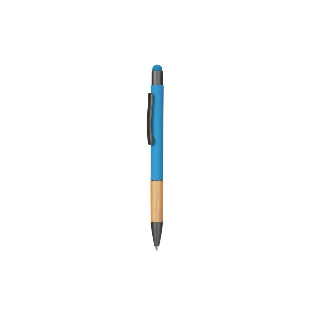 AYTOS - Metal Stylus Pen with Bamboo Grip - Blue