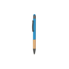 AYTOS - Metal Stylus Pen with Bamboo Grip - Blue