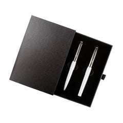 NORA - Gift Set of Roller and Ball Pen - White