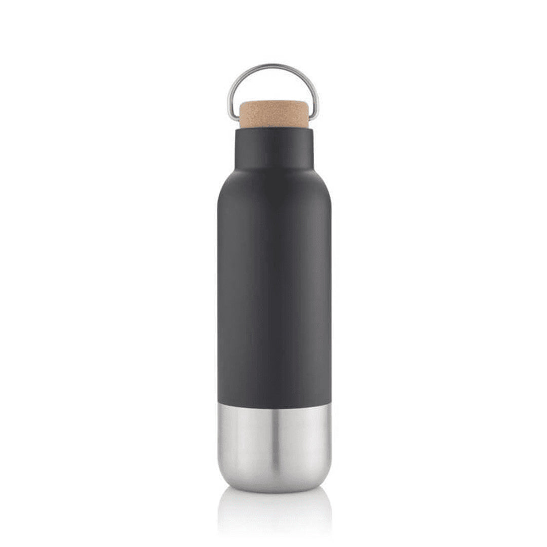 AVERSA - Hans Larsen RCS Recycled Stainless Steel Insulated Water Bottle - Black