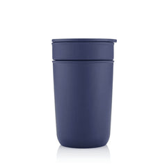 SAVONA - Hans Larsen Premium Ceramic Tumbler With Recycled Protective Sleeve - Blue
