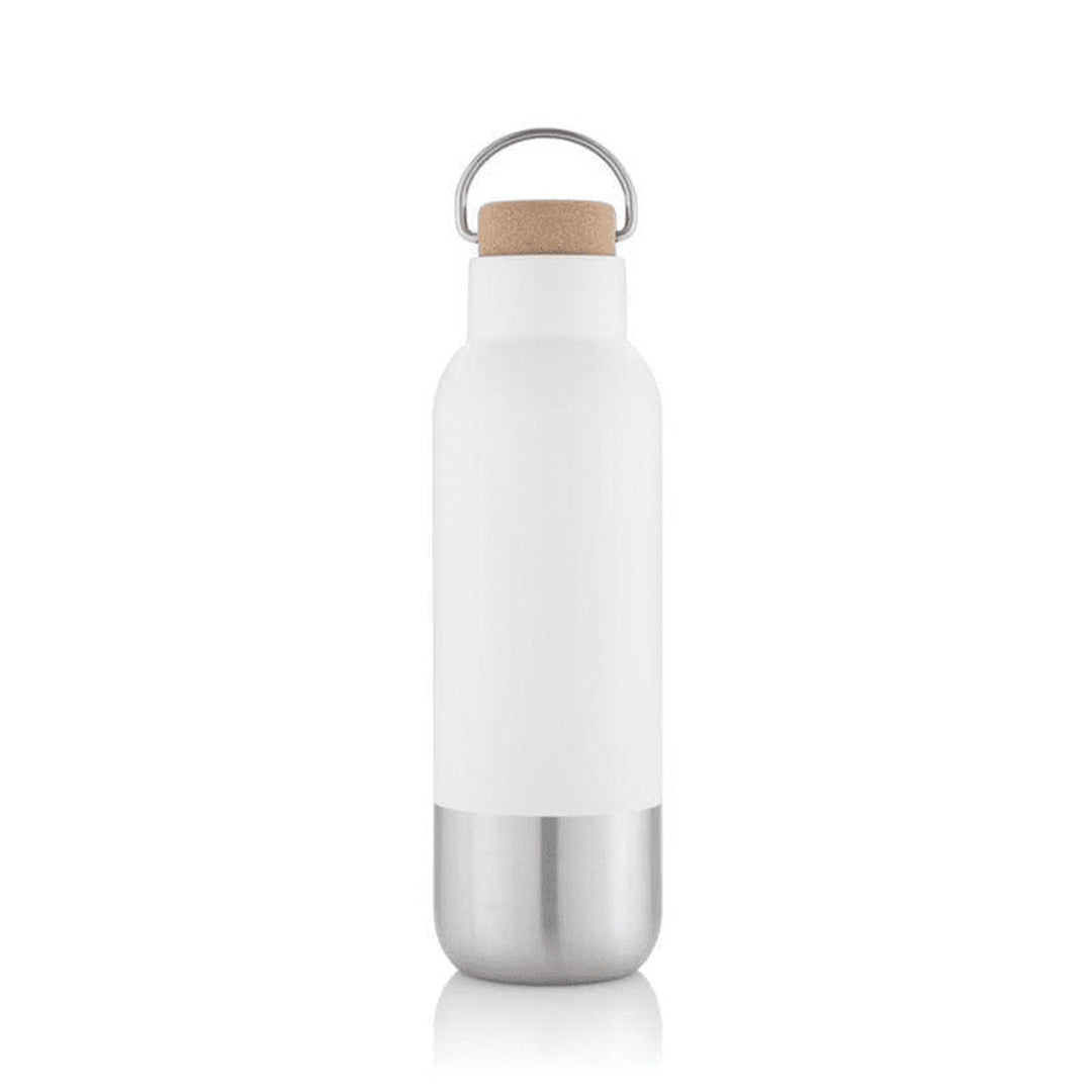 AVERSA - Hans Larsen RCS Recycled Stainless Steel Insulated Water Bottle - White