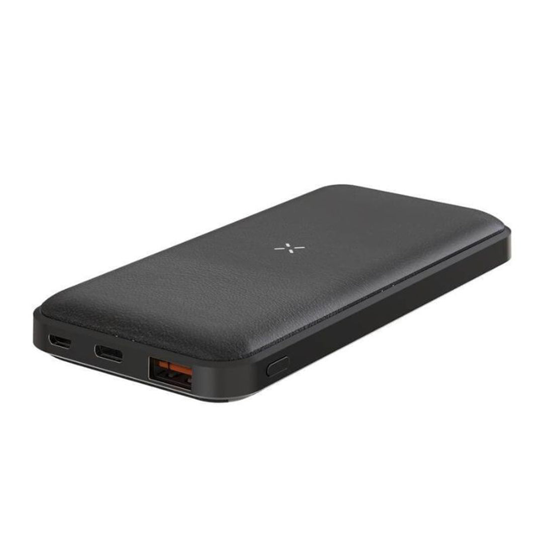 ALBECK - Recycled Leather 10000mAh PD Powerbank - Black