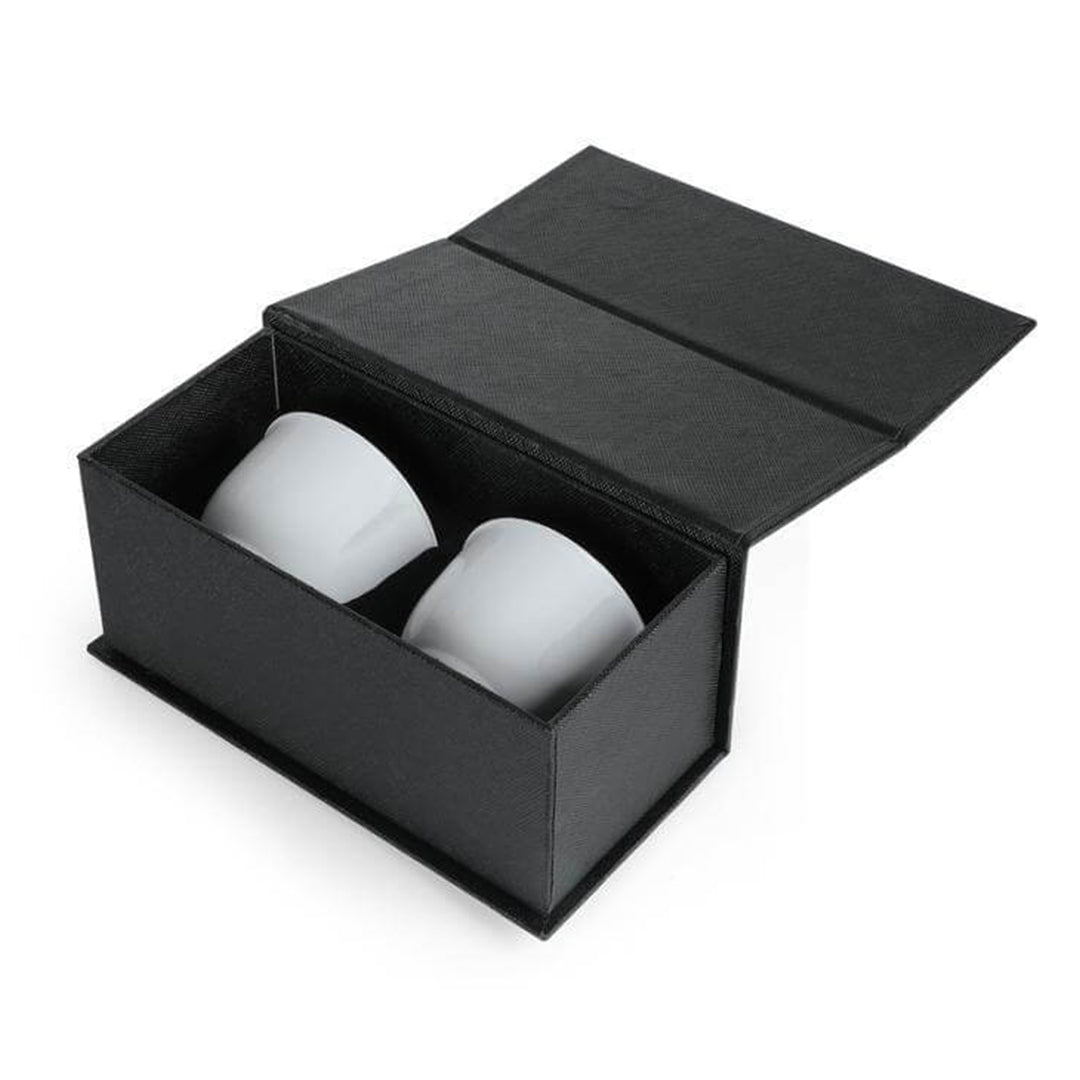 KHAWA - Hans Larsen Gift Set of 2 Premium Arabian Coffee Cups - White