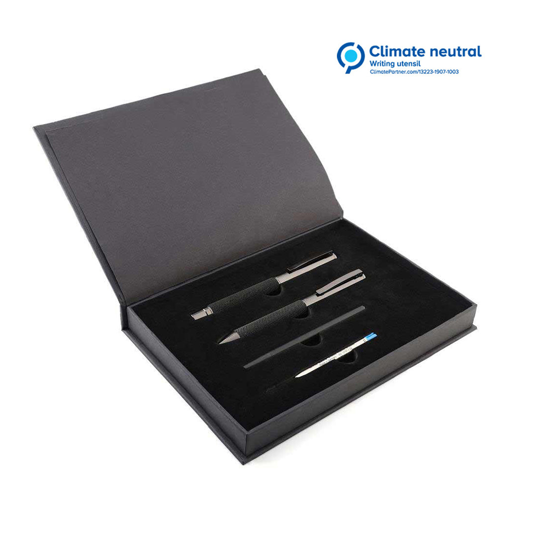 BLACK FOREST - UMA Gift Set of 2 Premium Mesh Metal Pens