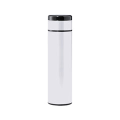 SARGAN - Vacuum Flask with Temperature Lid and Notebook Gift Set - White