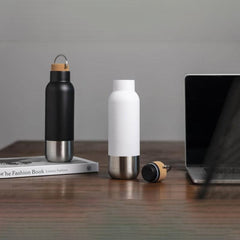 AVERSA - Hans Larsen RCS Recycled Stainless Steel Insulated Water Bottle - White