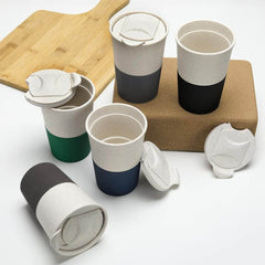MALTA - Reusable Wheatstraw Cup 350ml - Blue