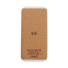 TEHO - 10000 mAh Wheat Straw + Cork Power Bank