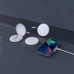 OSLO - @memorii Recycled 15W Wireless Charger Multi - Cable Set - White