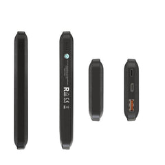 ALBECK - Recycled Leather 10000mAh PD Powerbank - Black