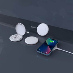 OSLO - @memorii Recycled 15W Wireless Charger Multi - Cable Set - Blue