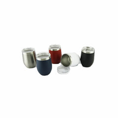 Double Wall Stainless Steel Mug 360ml- Black