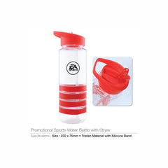 Sports Water Bottle with Straw
