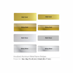 Anodized Aluminum Name Badges