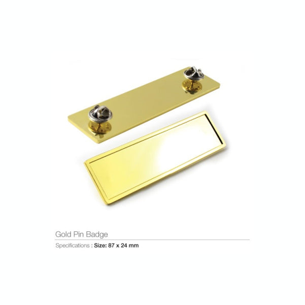 Gold Pin Badges