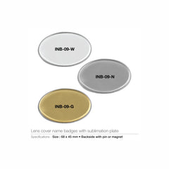 Lens Cover Name Badges