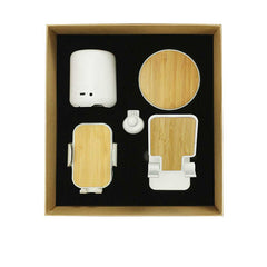 Promotional Tech Gift Sets with Brown Cardboard Gift Box