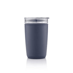 CERRA - Hans Larsen Premium Glass Tumbler with Recycled Protective Sleeve - Blue