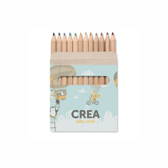 Set of 12 coloured pencils