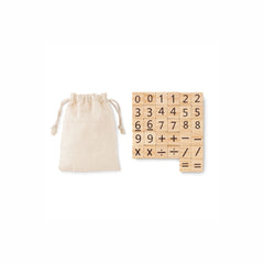 Wooden educational counting game