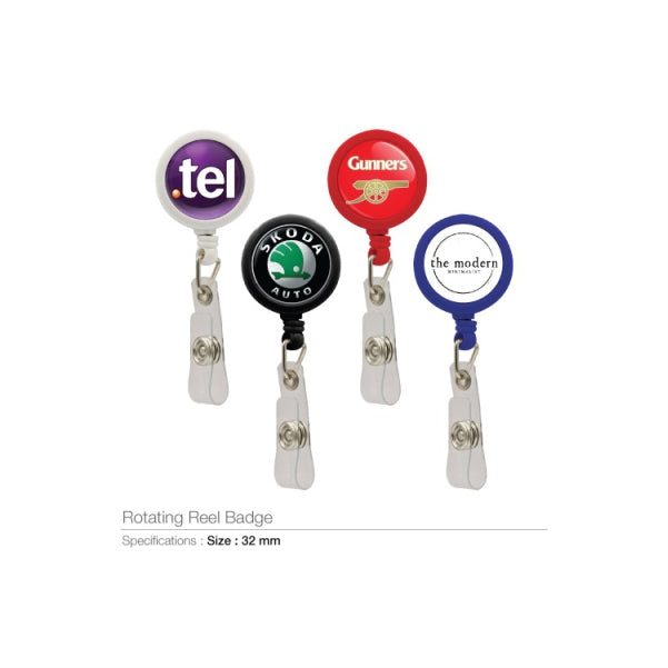 Rotating Reel Badges