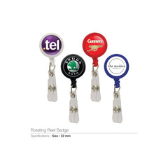 Rotating Reel Badges