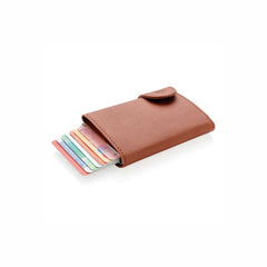 c-secure PU RFID Card Holder & Wallet Navy Blue