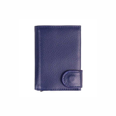 RFID PU Card Holder - Navy blue