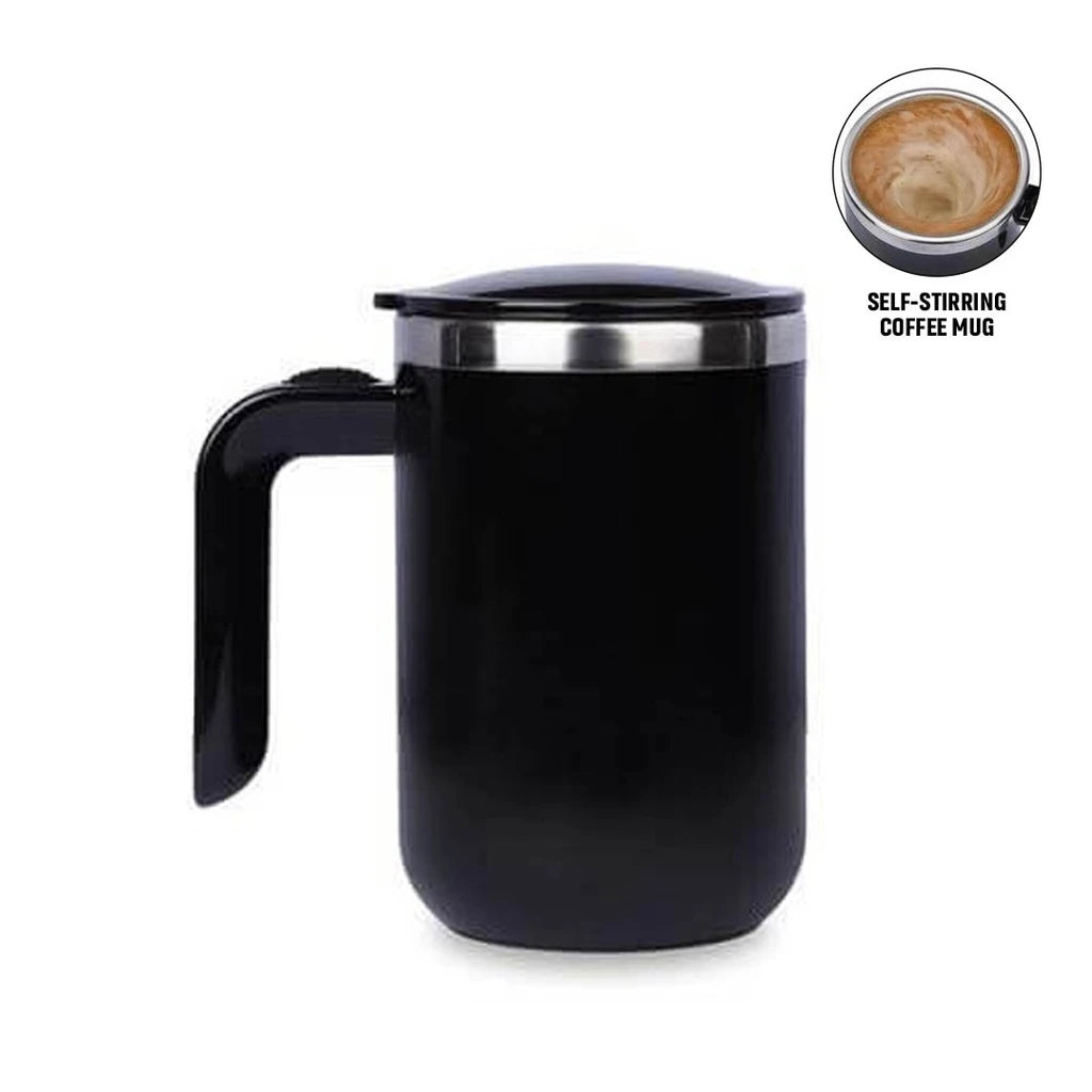 Executive 400ml Auto-Stirring Tech Mug – Stealth Black Edition
