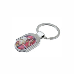 Promotional Oval Shaped Metal Keychain