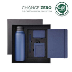 Executive "Zero-Footprint" 5-Piece Gratitude Set – Navy Blue Edition
